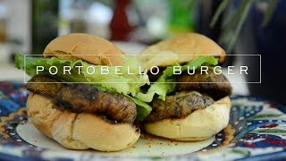 How to Grill Portobello Veggie Burgers [upl. by Abran]