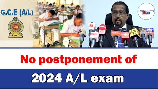 No postponement of 2024 AL exam Examination Department [upl. by Marlon507]