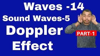 Waves14  Sound Waves 05  Doppler effect II Apparent Frequency Derivation and Numericals JEE NEET [upl. by Donata]