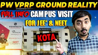 What is PW VPRP Kota Ground Reality🤔 Residential Campus  Students Review for NEET amp JEE  Details✅ [upl. by Constancia391]