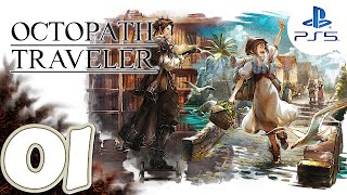 Octopath Traveler PS5 Gameplay Walkthrough Part 1 Prologue Chapter 1 Tressa Cyrus  No Commentary [upl. by Nilla]