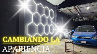 ¡Así va luciendo el estudio con las nuevas luces Led hexagonales [upl. by Ahscrop]