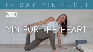 38 Minute Yin Yoga for the Heart  Breathe Stretch amp Relax  Devi Daly Yoga [upl. by Pammy]