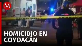 Ataque armado deja 3 personas sin vida en alcaldía Coyoacán CdMx [upl. by Atirma734]