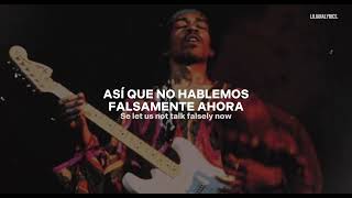 All Along The Watchtower  Jimi Hendrix Subtitulado al español  Lyrics [upl. by Atikim]