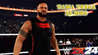 Tama Tonga Mod  Smackdown Debut Entrance With New Theme Song  WWE 2K24 PC Mods [upl. by Brenan149]