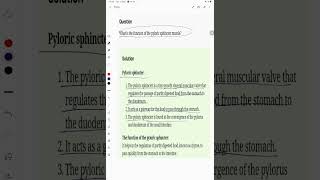 What is the function of the pyloric sphincter muscle controlandcoordination [upl. by Aelak]