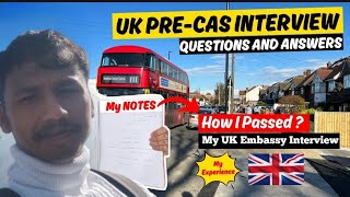 My pres CAS Interview UK 🇬🇧 experience [upl. by Pirzada249]