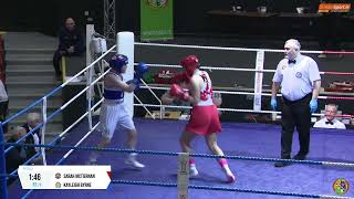 2024 National Junior 1 Championship 60kg Sarah McTiernan Drumsna v Kayleigh Byrne Gorey [upl. by Gonnella]