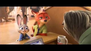 CAR CHASE FROM FLASH IN THE POST CREDIT SCENE  ZOOTOPIA [upl. by Boy]