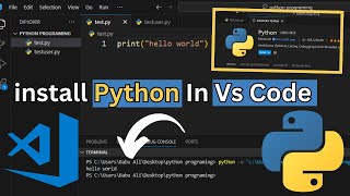 How to setup Python for VSCode in 2024  Install Python and Setup VS Code for Windows 10  11 [upl. by Waterer431]