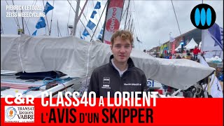 Transat Jacques Vabre 2023  escale à Lorient pour les class40 lavis de Pierrick Letouzé skipper [upl. by Gerrie565]