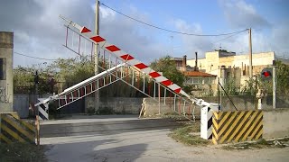 Spoorwegovergang Mazara del Vallo I  Railroad crossing  Passaggio a livello [upl. by Gaige]