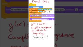 Brevet  Compléter un programme  Scratch 4a [upl. by Enerual]