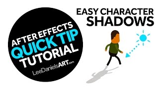 After Effects Tutorial  QUICK TIP  Easy Character Shadows [upl. by Wein]