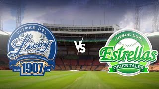 Tigres del Licey vs Estrellas orientales highlights 161124 [upl. by Ahsiekyt207]