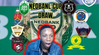 NEDBANK CUP LAST 8 DRAW LIVE Orlando Pirates Mamelodi Sundowns Stellies TS Galaxy Ama Tuks [upl. by Ariday]