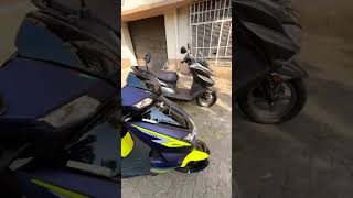 2023 Suzuki Burgman EX Vs Tvs Ntorq XT Exhaust Sound 🔥😍 shorts bhaveshjambhale [upl. by Ruff593]