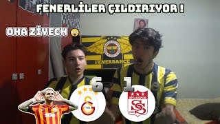 GALATASARAY 61 SİVASSPOR MAÇINA TEPKİ  l MERTENS İCARDİ ZİYECH 2 GOL l [upl. by Ahcrop711]