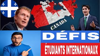 LES DÉFIS AUXQUELS LES ÉTUDIANTS ÉTRANGERS FONT FACE AU CANADA 🇨🇦 NE MANQUEZ PAS CETTE VIDÉO 🎥 [upl. by Atinahc558]