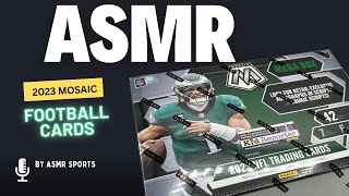 ASMR 2023 Mosaic football cards  gum chewing  whisper [upl. by Ulberto618]