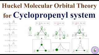 Huckel Molecular Orbital Theory for Cyclopropenyl System [upl. by Ilrebmyk]