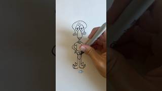 How to Draw Squidward 🦑 [upl. by Irahcaz946]