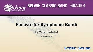 Festivo by Vaclav Nelhybel – Score amp Sound [upl. by Hannazus24]