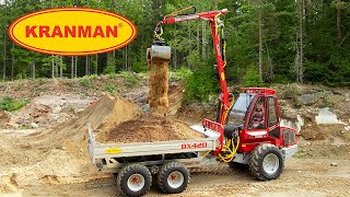 Kranman 960 som minidumper med DX420 tippflak [upl. by Storz792]