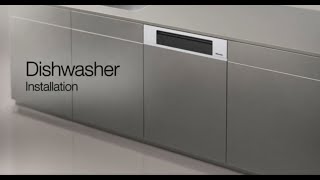 Miele G7000 Dishwasher  Installation [upl. by Avalsorim]