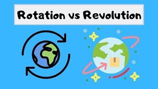 Difference between rotation and revolution [upl. by Maril]