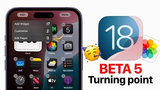 iOS 18 Beta 5  BEST Update Yet [upl. by Einna]