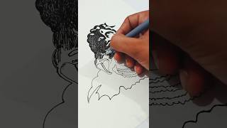 😱shiv ji drawing with pen  lord shiv easy drawing ideas viral art shiv shorts god drawing [upl. by Briney]