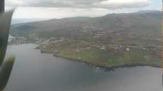 Landing at Lajes Airport Terceira Azores Islands [upl. by Alfons]