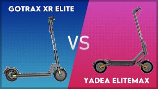 GoTrax XR Elite vs Yadea EliteMax Technical Comparison [upl. by Adnalram]