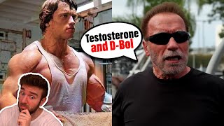 Arnold Schwarzenegger FINALLY Reveals His OlympiaEra Steroid Stack  My Analysis [upl. by Ellehcem184]