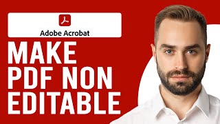 How to Make PDF NonEditable in Adobe Reader How to Make a PDF Not Editable [upl. by Raseac]