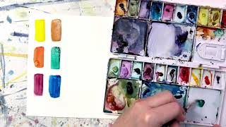 Reviewing Holbein watercolors  are they worth it [upl. by Enois]