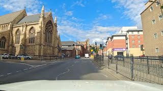 A Drive through English Countryside Grantham to Lincoln 4K [upl. by Bomke]