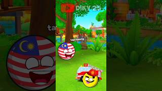 bohongi petugas shorts kartun animasi countryballs lucu shortvideo [upl. by Ybok]