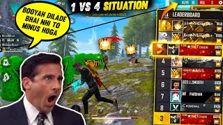 Solo Vs Squad Most Dangerous Situation in Grandmaster Pro Lobby amp 2 Cheater Squad  Free Fire [upl. by Lemyt]