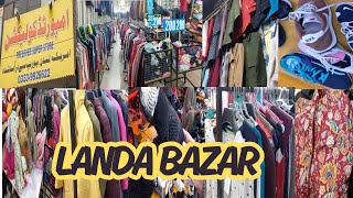 Shopping from landa bazar faisalabad  khanum vlogs [upl. by Eecram]