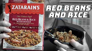 ZATARAINS Frozen Red Beans and Rice with Smoked Sausage Review [upl. by Valdas]