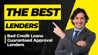 3 Loans For Bad Credit Instant Approval  Build And Boost Your Credit [upl. by Eirelam515]