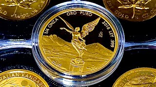 Fractional GOLD Coins  Mexican Libertads [upl. by Aniehs]