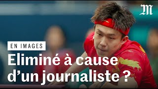 Paris 2024  un journaliste accusé d’avoir fait perdre le N°1 mondial de tennis de table [upl. by Anaujait]