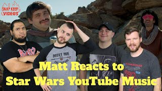 Matt Reacts to Star Wars YouTube Music  The Mandalorian Theme with Lyrics [upl. by Favianus885]