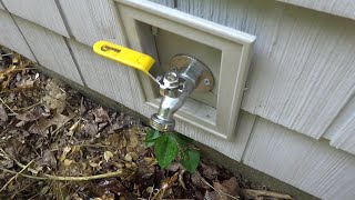 How to Replace an Outside Faucet amp Fix 2 Leaking Toilets [upl. by Sirret118]