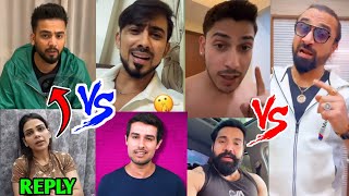 LAFDA EVERYWHERE😡 Elvish Vs Adnaan Ajaz Vs Purav Rajveer  Saurav Joshi Vlogs [upl. by Arihay333]