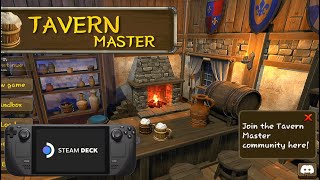 Tavern Master Steam Deck Gameplay [upl. by Horlacher769]